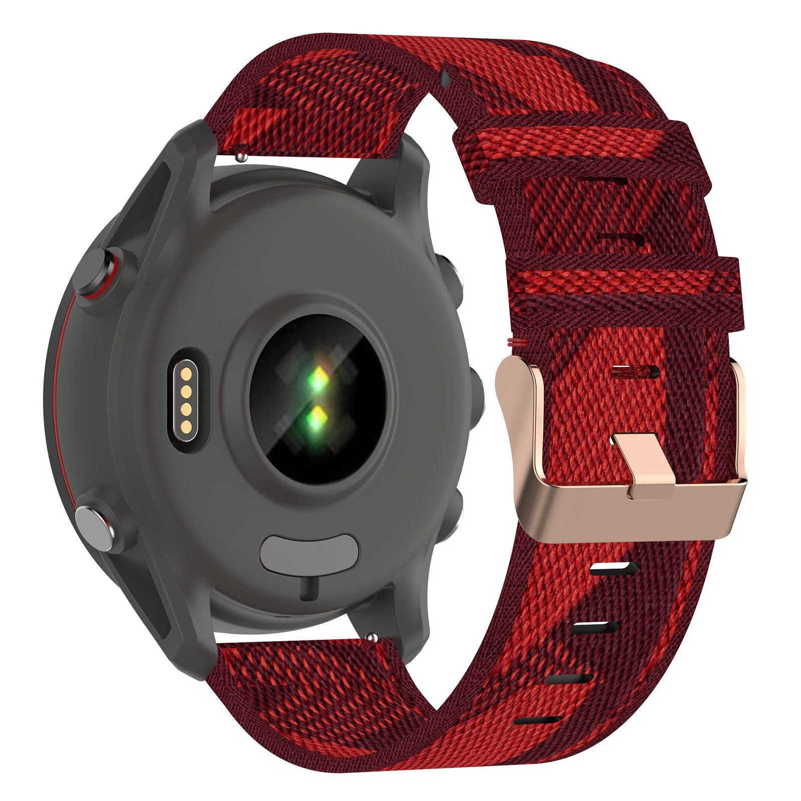For Garmin Forerunner 255S Venu 2S Xiaomi Mi Watch Strap Universal 18mm Nylon Watch Band Sports Watch Replacement Watchband with Buckle For Garmin Forerunner 255S Venu 2S Xiaomi Mi Watch Strap Universal 18mm Nylon Watch Band Sports Watch Replacement Watchband with Buckle